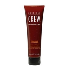 American Crew Men's Hair Styling Gel, Firm Hold, Non-Flaking, 8.4 fl oz