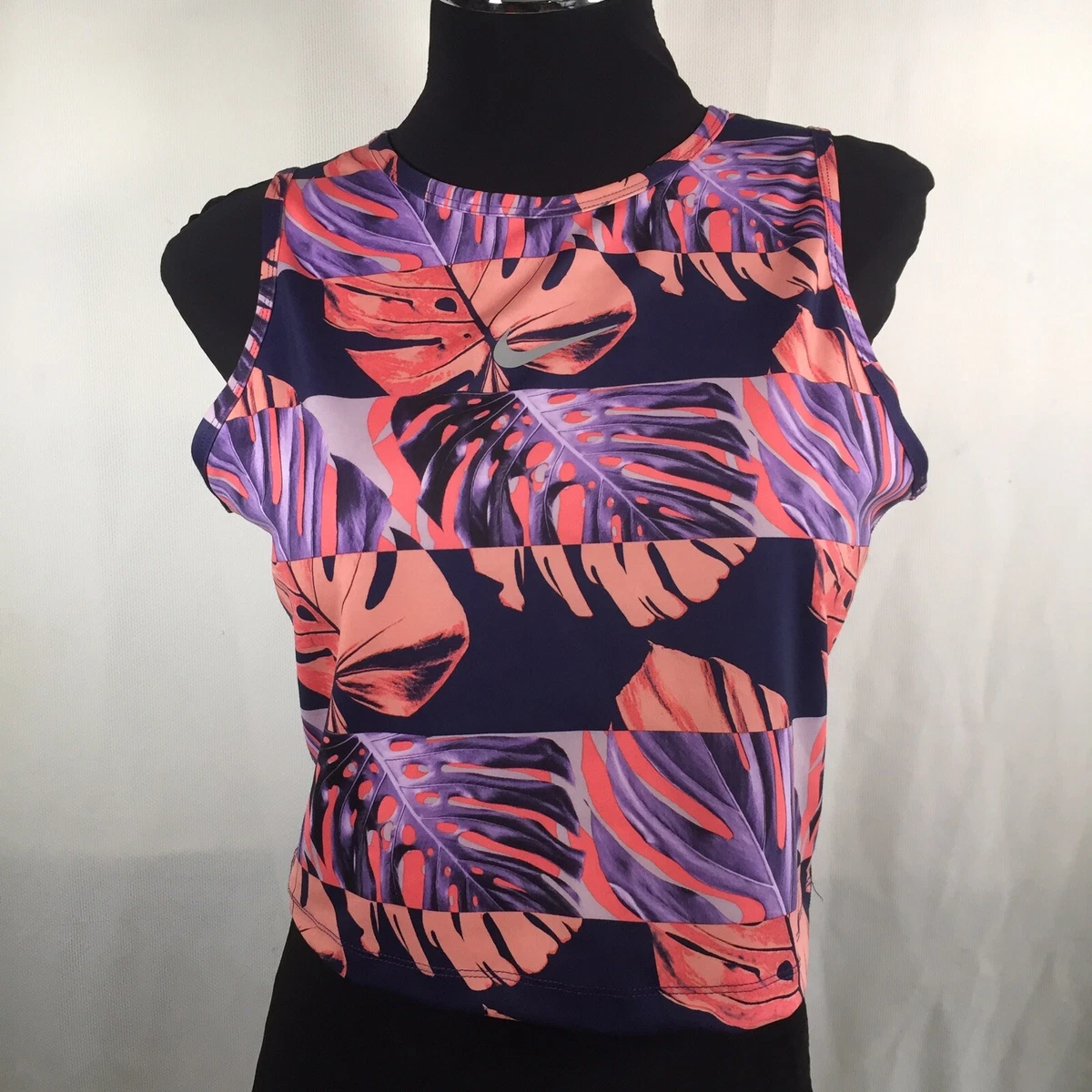 Nike floral tank shop top