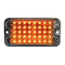 Grand General Ultra Thin Rectangular Surface Mount Strobe Light 40 Amber LEDs