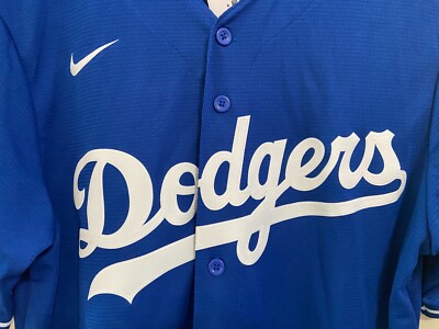 Nike MLB LA Dodgers Baseball Blue Jersey Men's M Cody Bellinger