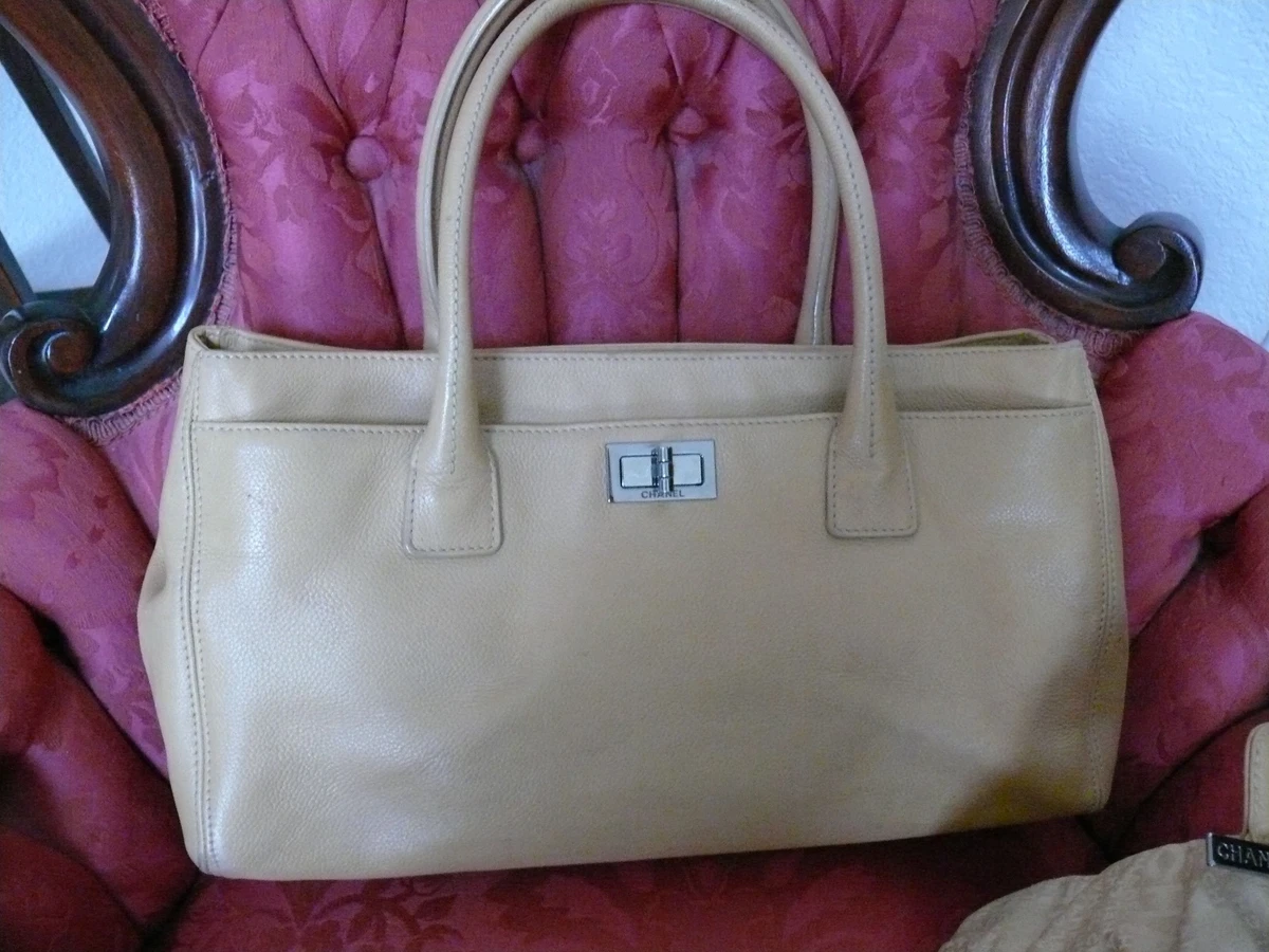 Chanel Tote Bag Reissue Cerf Executive East West Beige