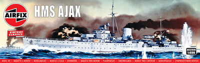 Hms Ajax Battleship 1:600 Kunststoff Modell Kit Airfix