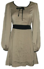 RARE of London Taupe Long Sleeve DRESS Size 6