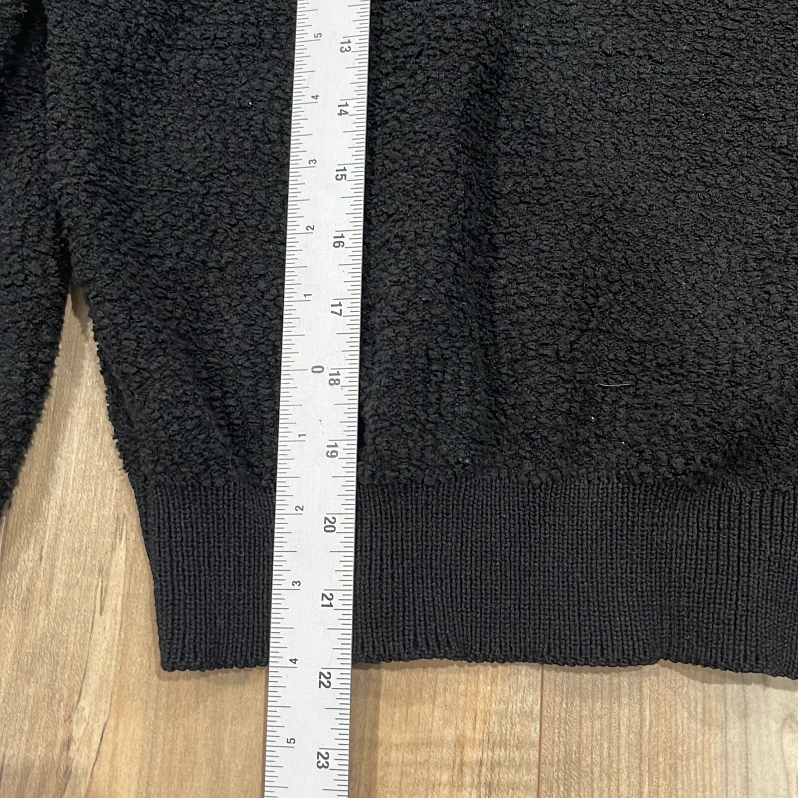 Code x Mode Womens Black Long Balloon Sleeve V Ne… - image 7