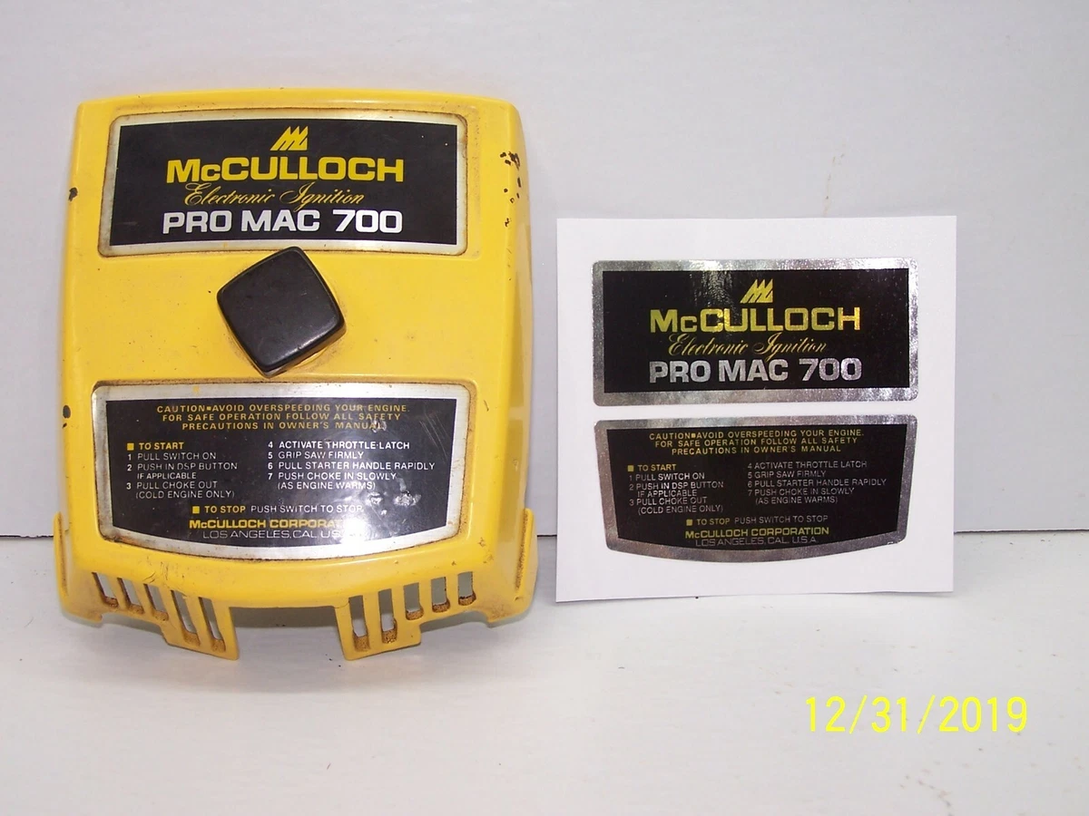 MCCULLOCH 10-10 CUSCINETTO SPILLA DA POLSO, SET DI 2, PARTE - Foto 7