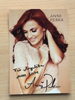 Anni Perka Autogrammkarte original signiert #S3393