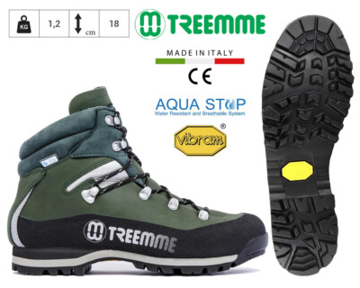 TREEMME Trekkingschuh Lederfutter AQUASTOP Sohle VIBRAM 9506-B