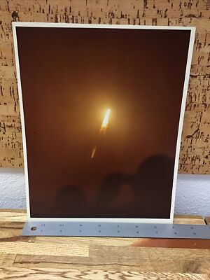 Shuttle Launch Rockwell Int. NASA 8x10'' Photo -ORIGINAL- LL4.21