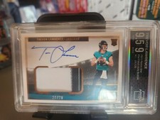 2021 Panini One Trevor Lawrence RPA Bronze /20