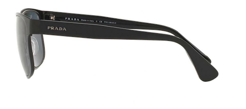 Prada SPR 55S 7AX-5Z1 - Black/Grey Polarized by Prada for