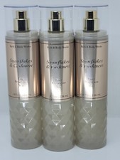 Bath Body Works Snowflakes  Cashmere Fine Fragrance Mist x3