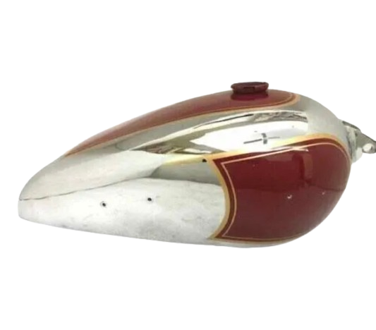 SUITABLE FOR BSA B31 MAROON PAINTED CHROME GAS FUEL PETROL