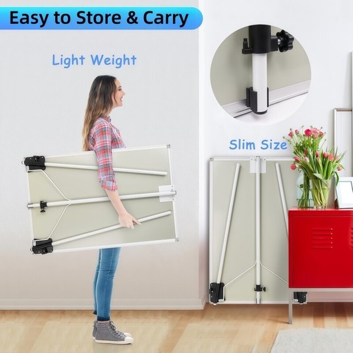Mobile Magnetic Whiteboard 90x60cm with FREE GIFTS Collapsible Portable Stand - Picture 7 of 7