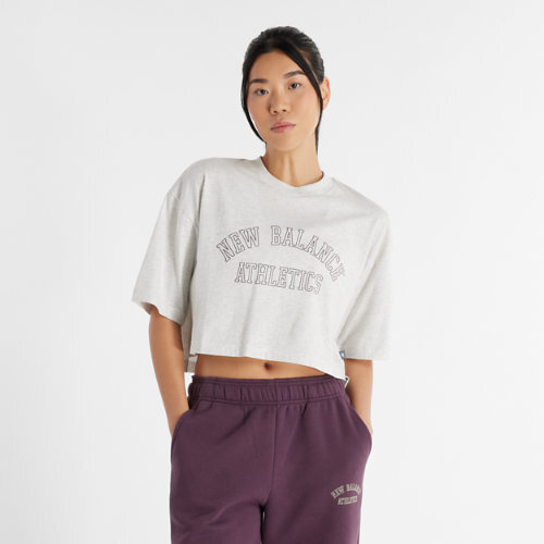 Женская футболка из джерси оверсайз New Balance с графическим рисунком