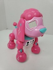 Zoomer Zuppies Interactive Robot Pink Poodle Puppy Dog, Candy - Untested