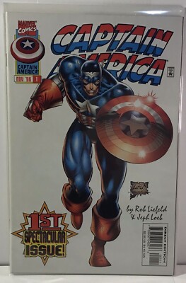 Captain America 1 (1996) Marvel 1st Appearance Rikki Barnes (becomes Nomad)