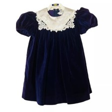 Vintage Girl Velvet Dress Ruth of Carolina size 4T