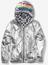 Victoria's Secret PINK Fashion Show Bling Campus Anorak Hoodie Jacket Great Gift
