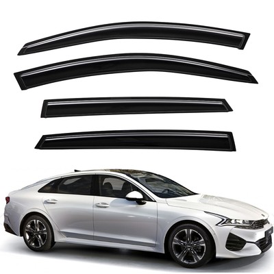 Tape-on Window Visors Rain Guards Wind Deflectors for 2016-2020 Kia Optima K5 