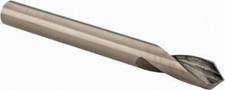 Accupro 1/4" 90  Degree 2 Flute Carbide Spot Drill 2-1/2" OAL, 3/4" Flute Length