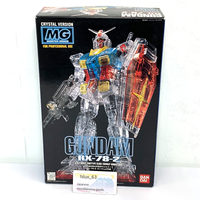Bandai Mg 1/100 RX-78-2 Gundam Crystal Version Mobile Suit Gundam Plastikmodell