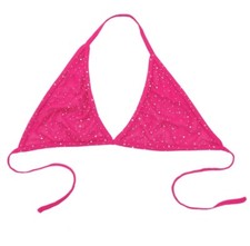 Rhinestone exotic dance wear rave top