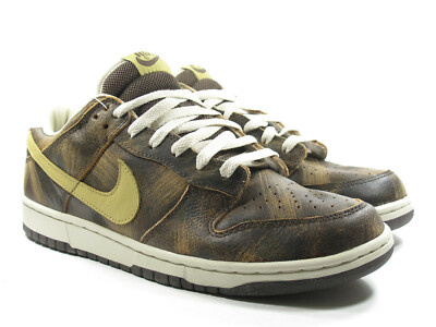 DS NIKE 2003 DUNK LOW PREMIUM 307696 271 BAROQUE BROWN 10.5 VINTAGE AIR FORCE 1