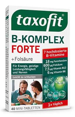 taxofit B-Komplex Forte + Folsäure 40 Tabletten
