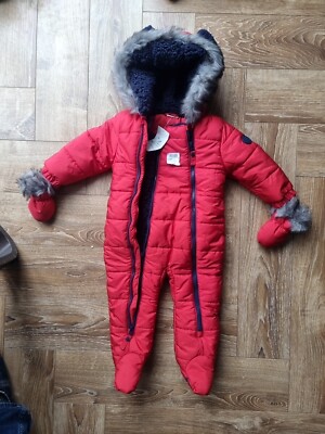 Fat Face Winter Snowsuit 9-12months UK