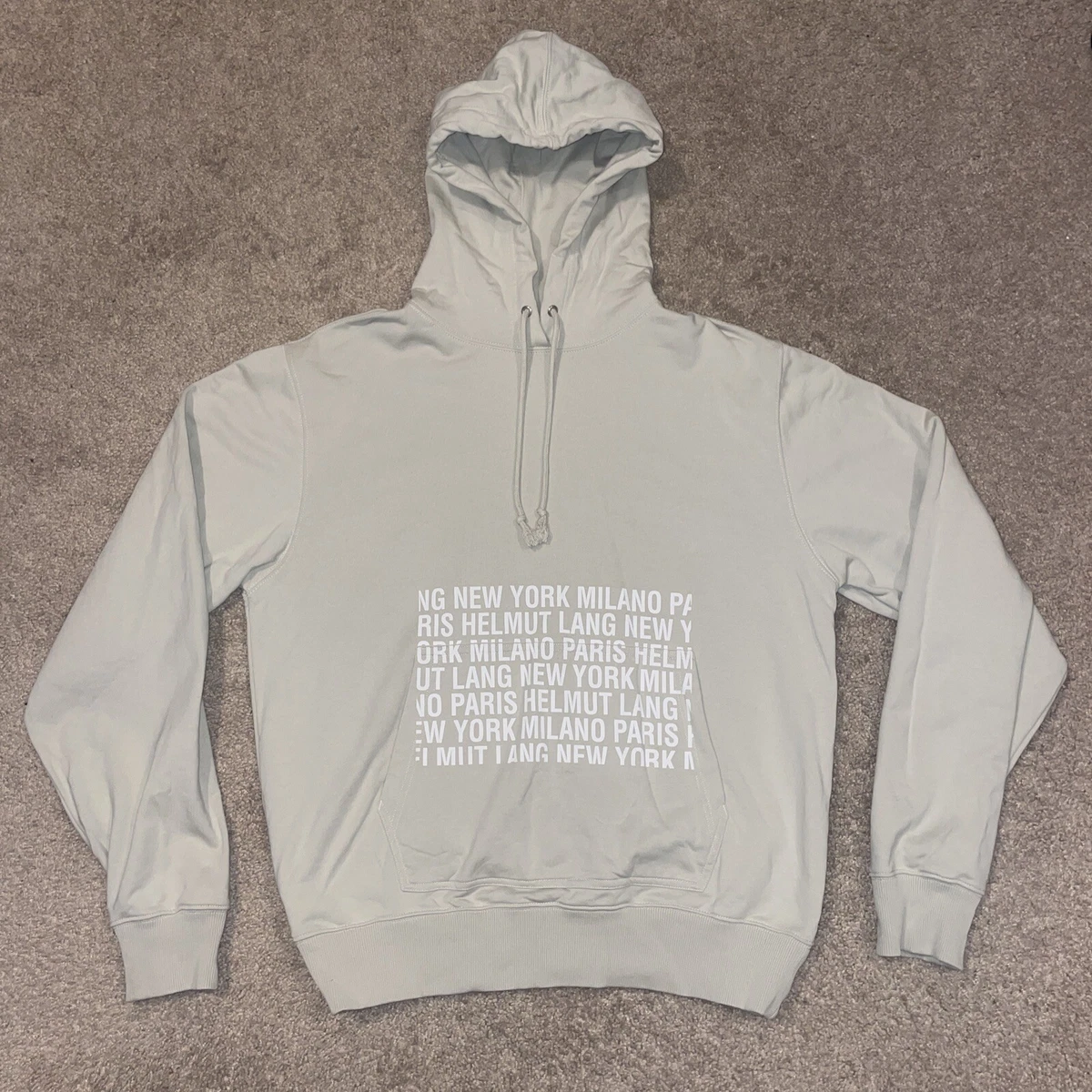 Helmut lang shop grey hoodie