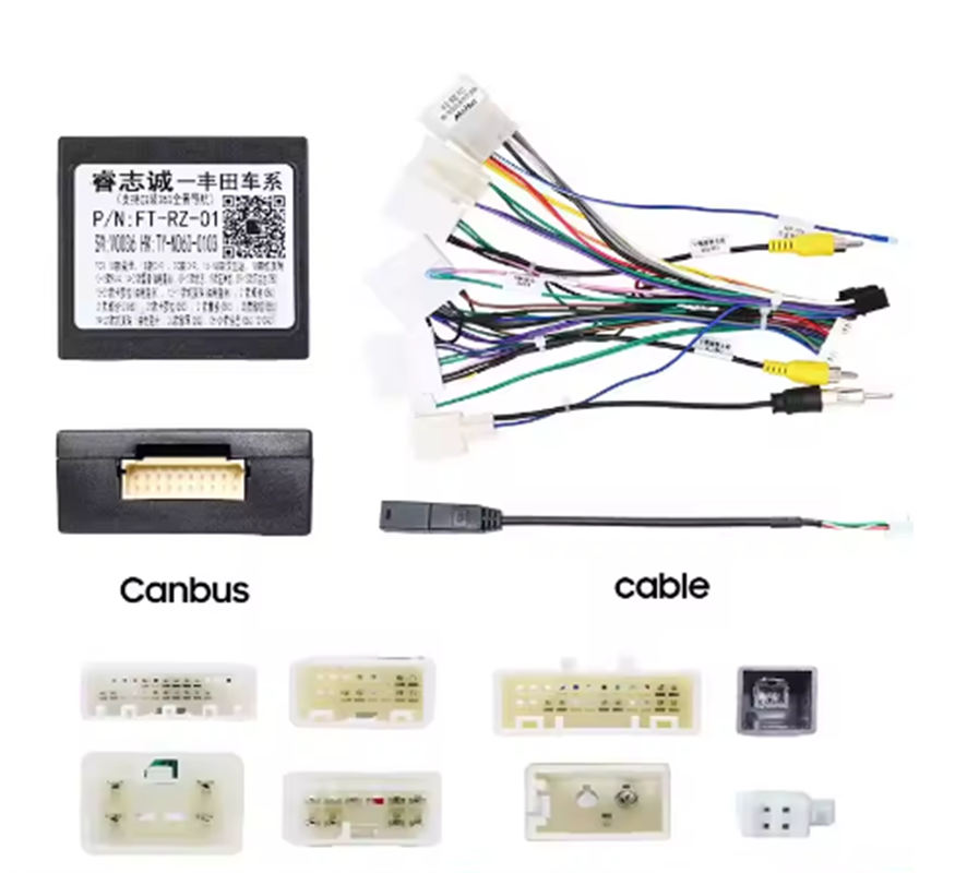 canbus　3点 SKYFAME Car 16Pin Wiring Harness Android Power Cable Canbus