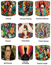 Frida Kahlo Feminista Pantallas Lámpara de Mesa Luces de Techo Pantallas Colgantes