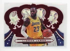 2019-20 Panini Crown Royale Crystal Red /49 LeBron James #68 - Lakers HOF