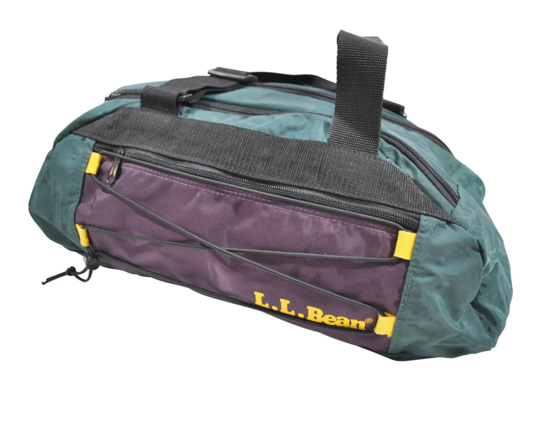 Vintage L.L. Bean 90s Travel Outdoors Small Duffle Bag - Gem