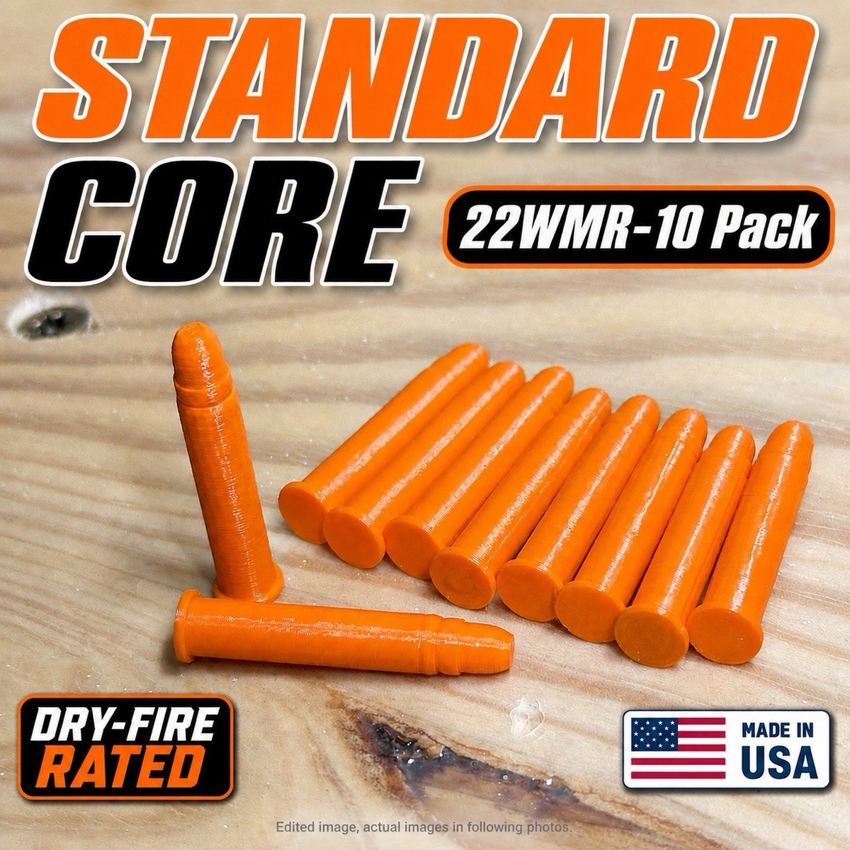 10 Pack - 22 WMR / 22 Magnum DRY FIRE RATED TPU Snap Caps