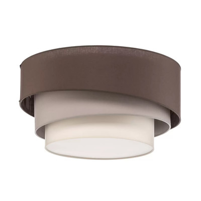 Euluna Trio Max Decke Ø60cm cappuccino ecru grau E27 Deckenleuchte Lampe Leuc117