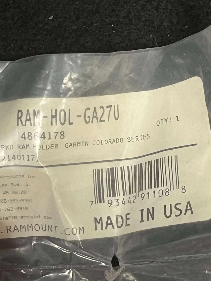 DODGE RAM UNPACKED RAM HOLDER GARMIN COLORADO SERIES RAM-HOL-GA27U - Image 2 of 2