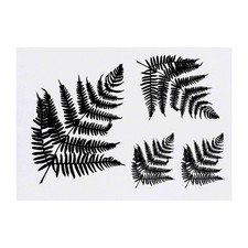 4 x 'Fern Leaf' Temporary Tattoos / Transfers TO00008391 