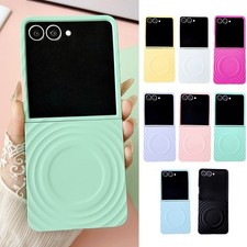 Wavy Magnetic Phone Case PC Slim Shockproof Cover For Samsung Galaxy Z Flip 7 6