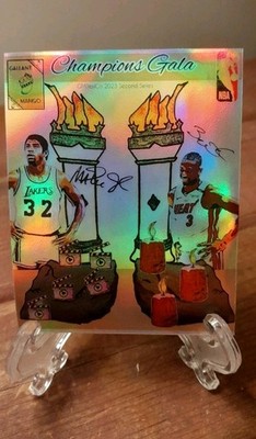 2023 Magic Johnson Dwyane Wade Champions Gala Gallant Mango HOLO /12    