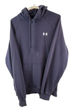 UNDER ARMOUR Blue Hoodie size L Mens Loose Pullover Jumper Casual 024927