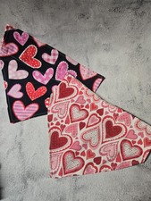Reversible Dog Bandana Valentines Day and St. Patrick's