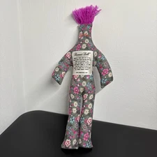 Original Dammit Doll 12” Plush Stress Reliever Novelty Gag Gift Floral Pink