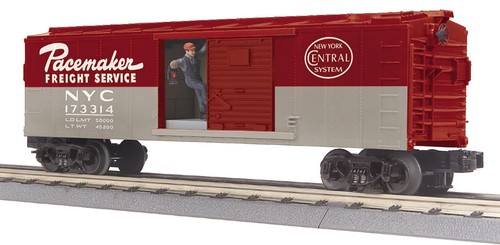 MTH RAILKING NUEVA YORK VAGÓN DE CARGA OPERATIVO CENTRAL CON SIGNALMAN 30-71240 | Zustand: New
