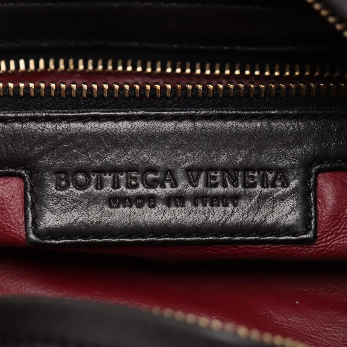Bottega Veneta Intrecciato Leather Boston bag Black thumbnail 12