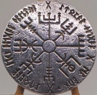 1oz Silver Viking Rune Coin - Hand Poured .999 Fine Silver Bullion Round