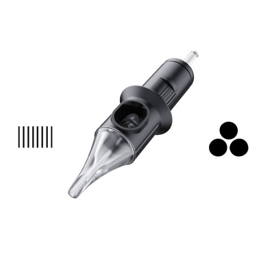Cheyenne 3 Liner 0.35 Safety Cartridges for Tattooing (20 Piece) - N15-5