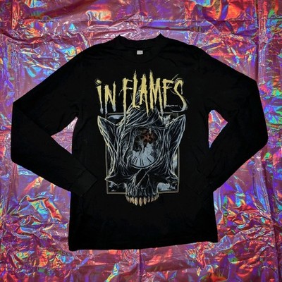 In Flames Band Tee Long Sleeve T-Shirt (S) Another Lie Excuse Official Merch