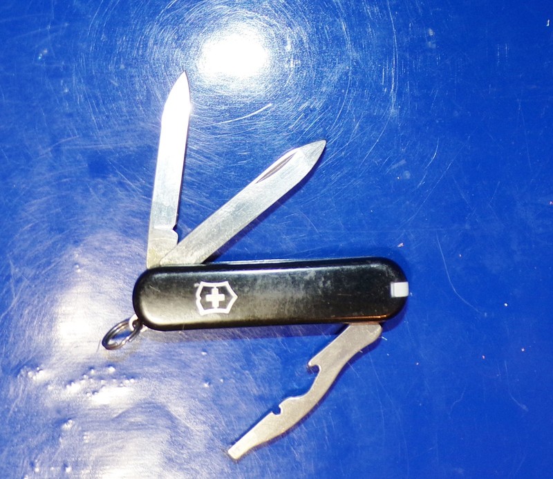 Small Vintage Victorinox Multi-Tool Kraft-Nabisco Advertising Keychain Fob Knife