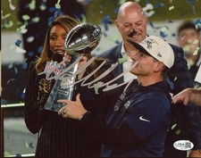 Mike MacDonald Signed 8x10 Seattle Seahawks Football Photo AUTO JSA COA